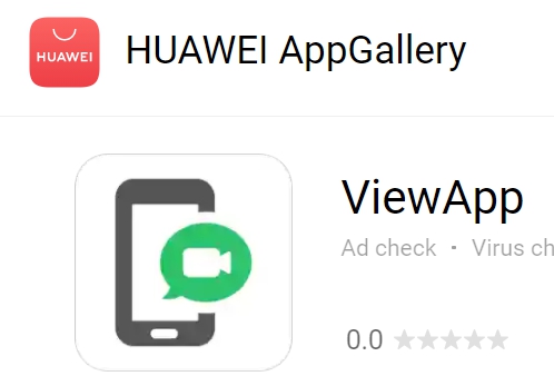 Приложение ViewApp размещено в AppGallery